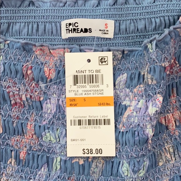 Butterfly blouse for little girls - Picture 2 of 5